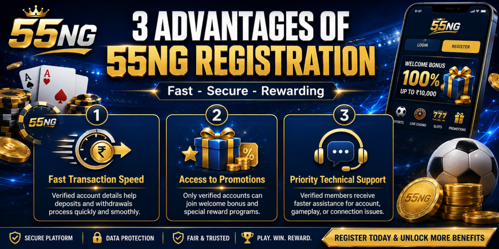 3 advantages of 55NG registration