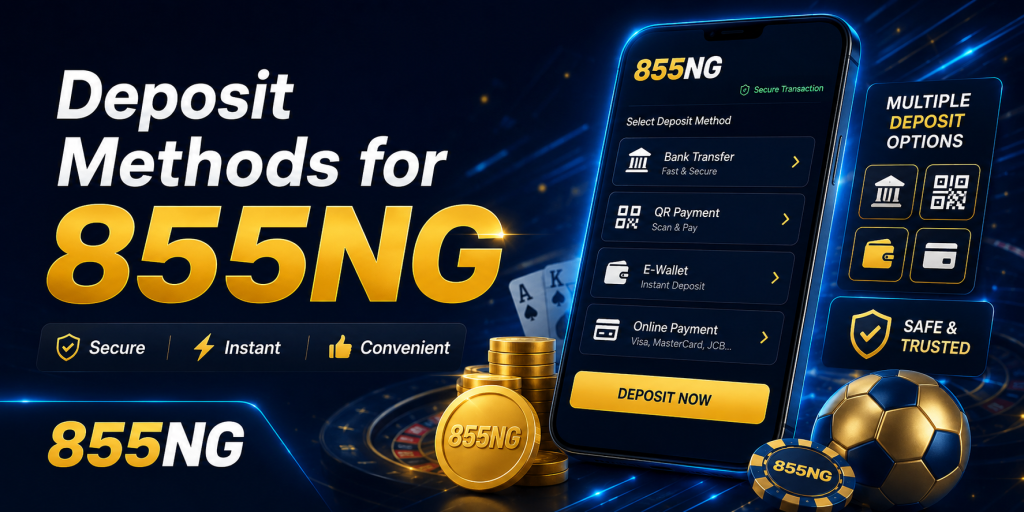 Deposit methods for 855NG